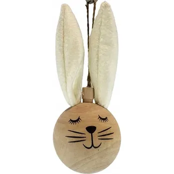 Velikonoční dekorace Velikonoční závěs z dřeva - zajíc