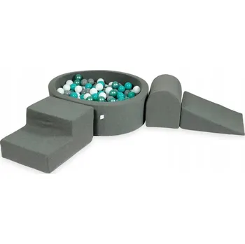 Dětské hřiště Pěnové dětské hřiště s kulatým bazénkem, šedé