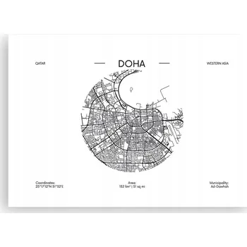 Obraz Plakát na zeď bez rámu 100x70 mapa foto-obraz plakáty do obývacího pokoje ložnice