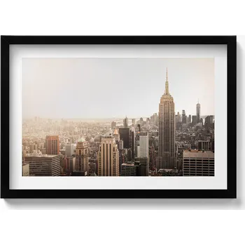 Obraz Dekorativní nástěnný obraz v rámu do obýváku Architektura New Yorku 60x40 cm