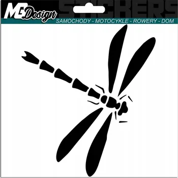 Samolepicí dekorace na vozidlo Samolepka na auto s motivem VÁŽKY 13x15