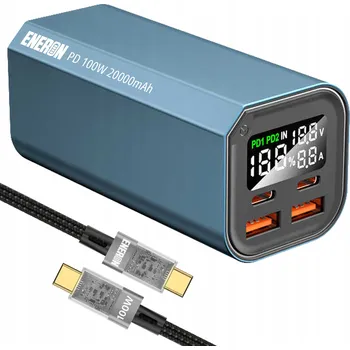 Powerbanka Powerbanka Eneron 20000 mAh modrá