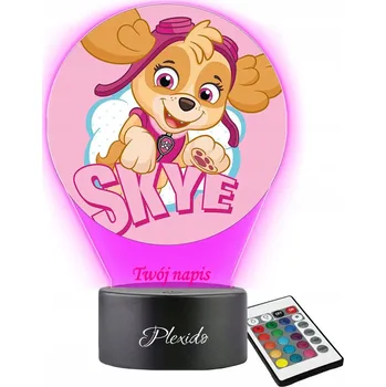 Lampička Noční lampa Plexido vícebarevná