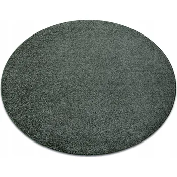 Koberec MĚKKÝ KOBEREC INDUS kulatý 100 cm melírovaný zeleň 201347