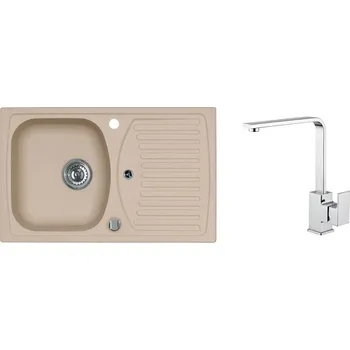 Granitový dřez Alveus SET ALVEUS RECORD 30 - 55 + BATERIE RENO CHROM SETA508