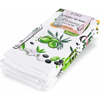 Utěrka Utěrky na nádobí Olive Oil set 3 ks EMI