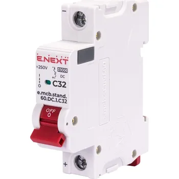 Jistič E.NEXT Jistič DC C32 32A 1P 250V DC 6 kA