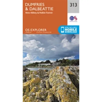 Encyklopedie Dumfries and Dalbeattie - Ordnance Survey [EN] (2015, Skládaná mapa, Ordnance Survey)