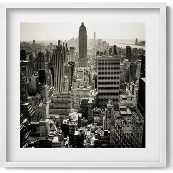 Obraz Elegantní obraz do obýváku Černobílý pohled na město New York 50x50 cm
