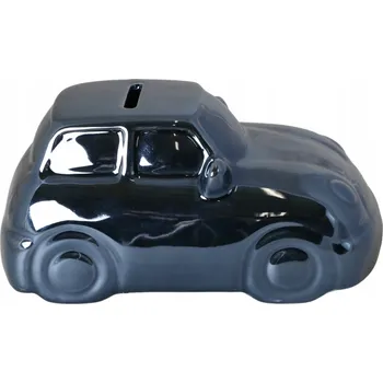 Pokladnička Keramické prasátko ve tvaru auta