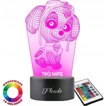 Lampička Plexido vícebarevná Noční lampa