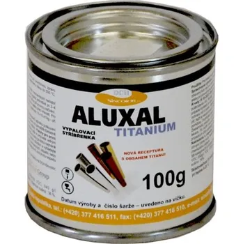 barva na kov STACHEMA CZ s.r.o. Vypalovací stříbřenka Aluxal TITANIUM Varianta: Vypalovací stříbřenka Aluxal TITANIUM 100g