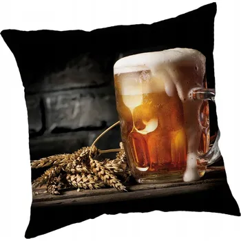 Povlak na dekorativní polštářek Dekorační povlak na polštář 45x45 Pivo JF24