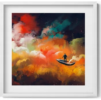 Obraz Obraz dekorace na zeď Abstraktní zobrazení dospělého života 50x50 cm