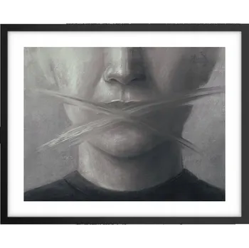 Obraz Foto obraz, plakát na zeď v černém rámu 50x40 abstrakce do obýváku