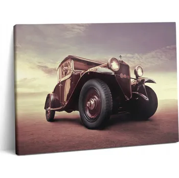 Obraz Obraz Na Plátně Premium Do Studia Motorismus Auto Ve Vintage Stylu