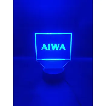 Lampička LED Lampa Aiwa s Dálkový Ovladač, jménem a věnováním