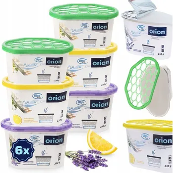 Odvlhčovač vzduchu 6x Pohlcovač VLHKOSTI odvlhčovač vzduchu do místností RŮZNÉ VŮNĚ