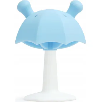 Kousátko Pro Miminka Silikonové Masážní Přístroj na dásně, bez BPA, modré