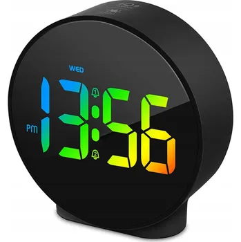 Hodiny Digitální hodiny digitální LED HD stolní 3D duální budík