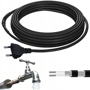 Topná rohož TOPNÝ KABEL samoregulační topný kabel se ZÁSTRČKOU pro 40C 230V 125W 5m