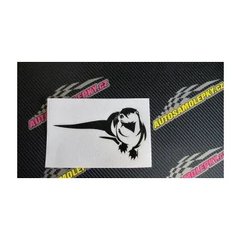 Samolepící dekorace SAMOLEPKA Vydra 001 levá (17 - šedá) NA AUTO, NÁLEPKA, FÓLIE, POLEP, TUNING, VLASTNÍ TEXT, TISK, AUTOSAMOLEPKY.cz, POLEPY, OBRÁZEK, LOGO, SAMOLEPKY