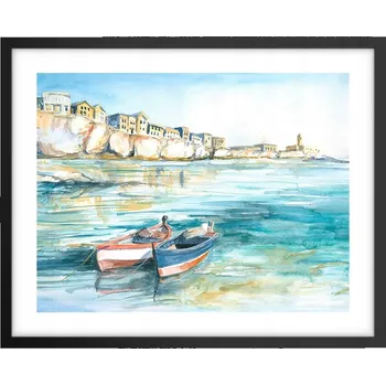 Obraz Foto obraz plakát na zeď v černém rámu 50x40 krajina plakáty do obýváku