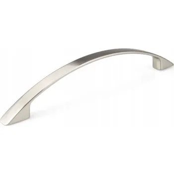Nábytkové kování Nábytková úchytka oblouk nikl kartáčovaný L-128 ATM