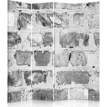 Paraván Paraván oboustranný Feeby zeď z cihel 145x180cm