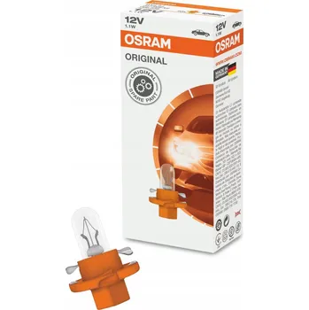 Povinná bezpečnostní výbava Žárovka, osvětlení přístrojové desky Osram W1,2W 1,12 W 10 ks