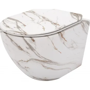 Rea Závěsné WC Carlos Duroplast Slim Zm Lava Matt REA-C8004