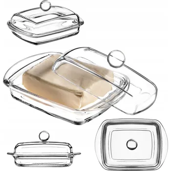 Dóza na potraviny Máslenka Kadax sklo bezbarvá