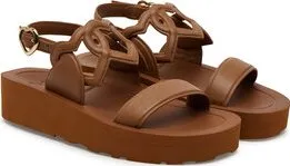 Dámské sandále Sandály LOVE MOSCHINO JA16054I1MIA0201 Hnědá 37