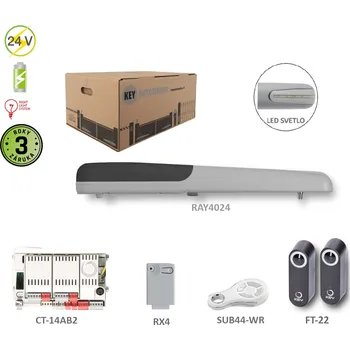 RAY42 KIT pro jednokřídlovou bránu do 4m/křídlo