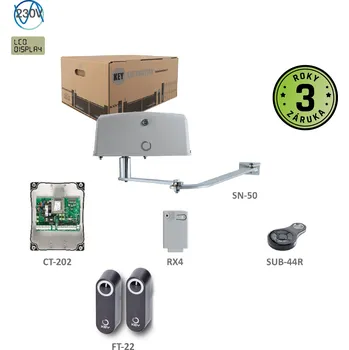 Pohon brány MEWAKIT3 pákový pohonu pro jednokřídlovou bránu do 4m/křídlo