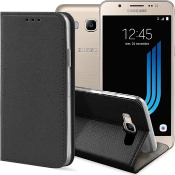 Pouzdro na mobilní telefon Pouzdro s klopou Hello Case pro Samsung Galaxy J5 2016, černé
