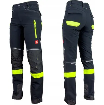Pracovní obuv PRACOVNÍ SOFTSHELL KALHOTY SLIM pružné reflexní VÝSTRAŽNÉ BOZP M 48