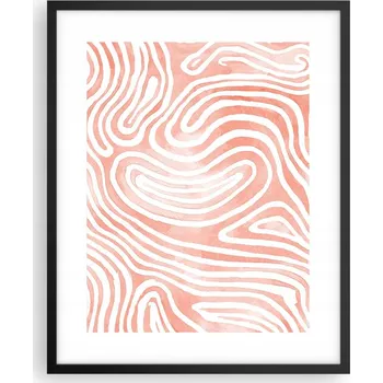 Obraz Obraz plakát na zeď v černém rámu 40x50 minimalismus plakáty do obýváku