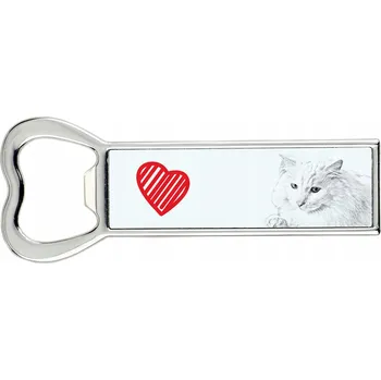Otvírák Otvírák na láhve s kočkou Turecká angora – s vaší fotografií