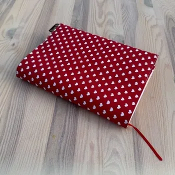 Obal na knihu Obal na knihu Srdíčka na červené, UNI-S1580