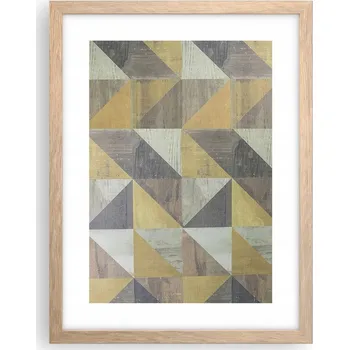 Obraz Obraz plakát v rámu světlý dub do obýváku 30x40 abstrakce plakáty na zeď