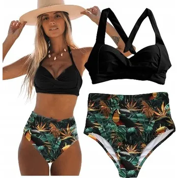 Dámské plavky DVOUDÍLNÉ PLAVKY BIKINI NA ZAVAZOVÁNÍ / M