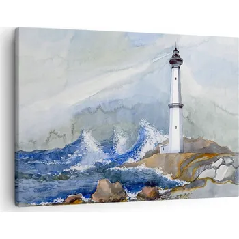 Obraz Obraz na plátně do obývacího pokoje ložnice 70x50 lucerna foto obrazy na zeď