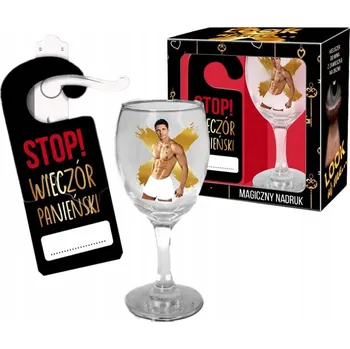 Sklenice SKLENICE NA VÍNO + RAŇÁKŮ NA DVEŘE, ROZLUČKA SE SVOBODOU PÁRTY SE DÁREK