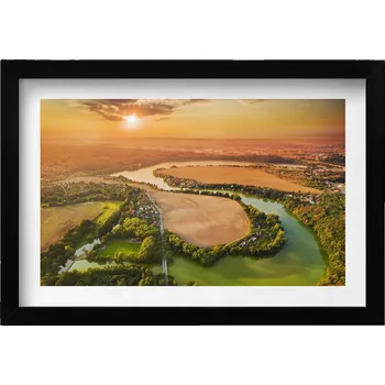 Obraz Dekorativní nástěnný obraz v rámu do obýváku Czech Valley Plzeň Litice 30x20 cm