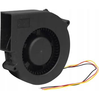 Domácí ventilátor Fukar ventilátor chlazení turbína 12V 75x75x30mm Kuličkové ložisko