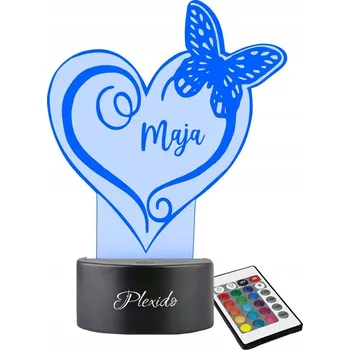 Lampička Plexido vícebarevná Noční lampa