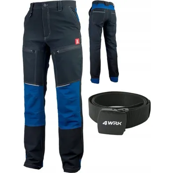 Pracovní obuv PRACOVNÍ KALHOTY ELASTICKÉ softshell VODĚODOLNÉ BOZP PÁSEK v ceně 48