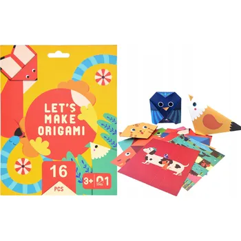kreativní sada KREATIVNÍ SADA PRVNÍ ORIGAMI PRO DĚTI ZVÍŘÁTKA 16 listů NÁVOD
