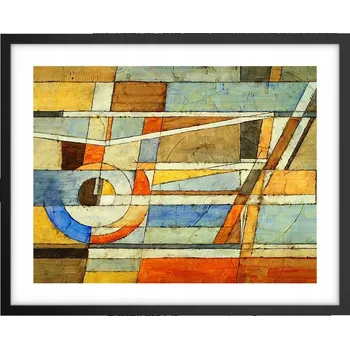 Obraz Foto obraz, plakát na zeď v černém rámu 50x40 abstrakce do obýváku